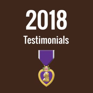 2018 Testimonials