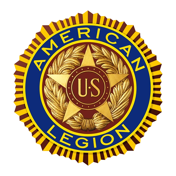 American Legion emblem with star and laurel