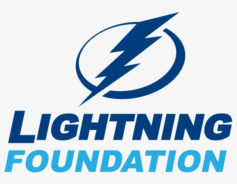 Lightning Foundation logo with blue lightning bolt