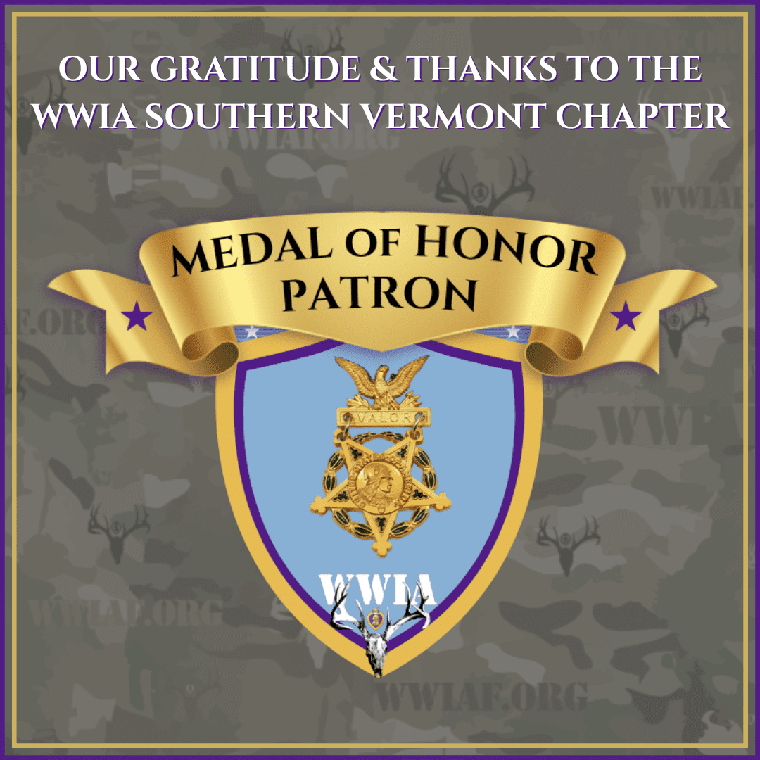 Medal of Honor Patron thank you message