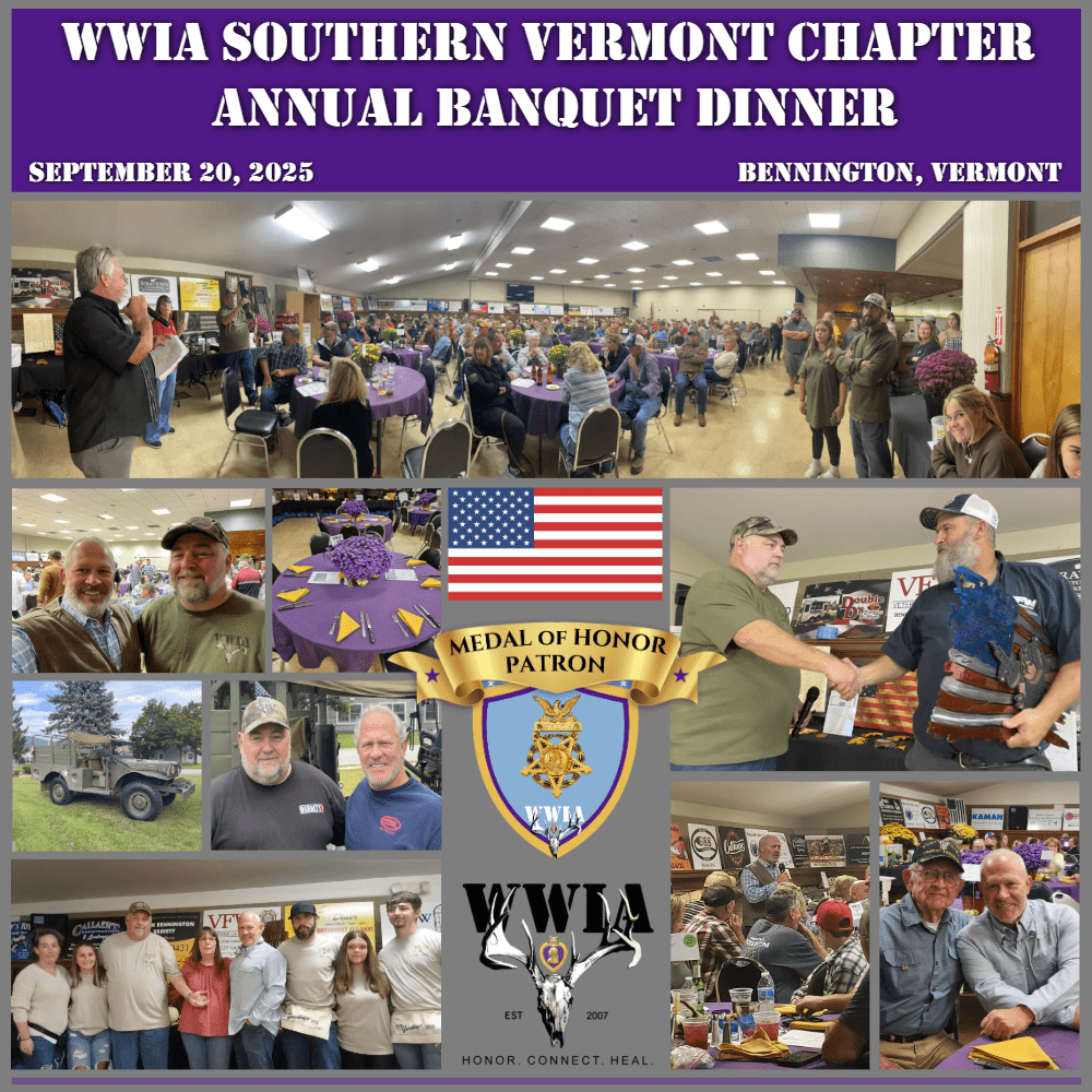 WWIA banquet dinner event with attendees