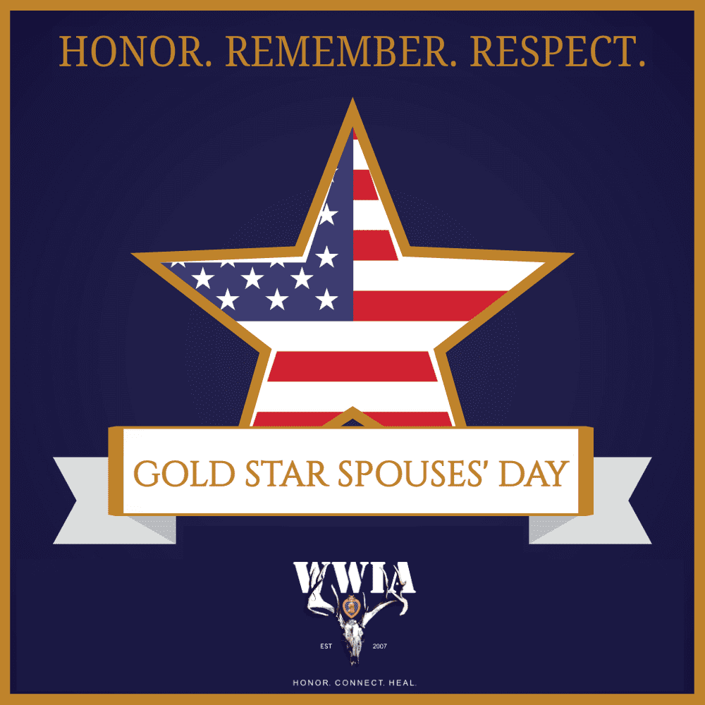 Gold Star Spouses Day commemorative graphic