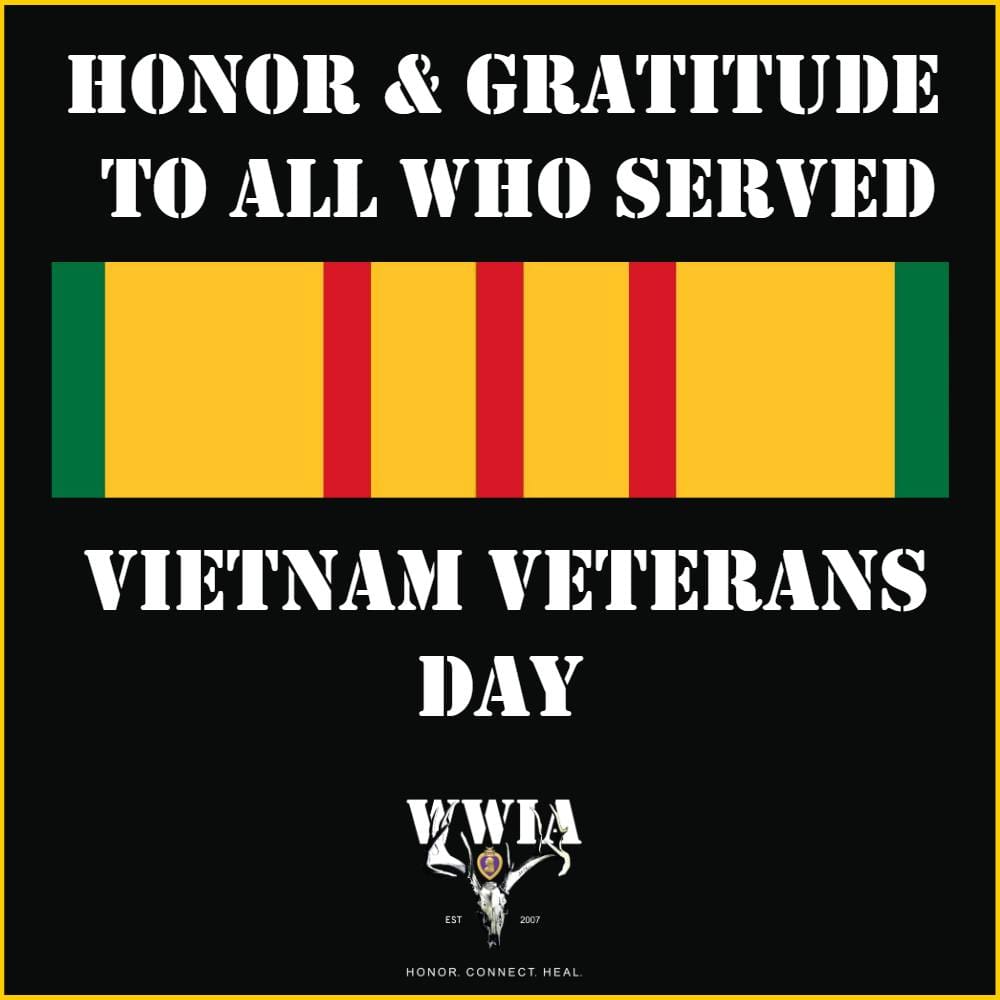 Vietnam Veterans Day tribute with gratitude message