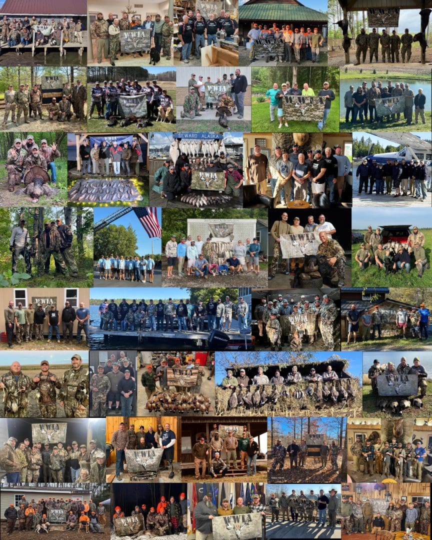 Collage of various group photos and gatherings