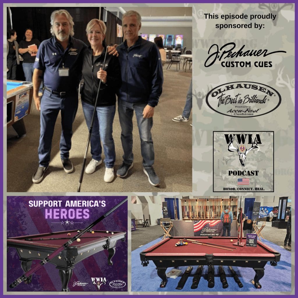 Pechauer Olhausen Podcast Promo Cover Wounded Warriors in Action Foundation