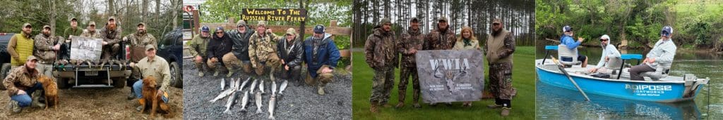 Purple Heart Heroes enjoying WWIA Hunting and Fishing Events across the U.S.